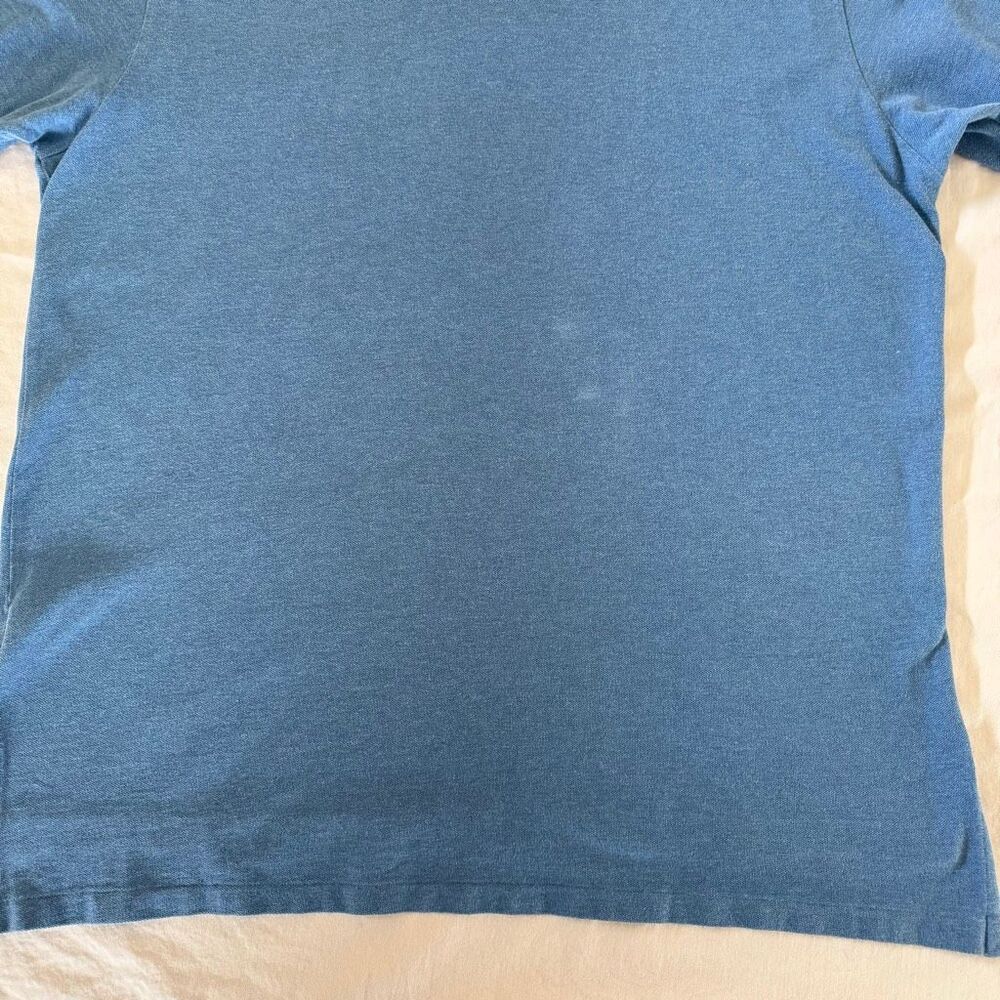 Polo by Ralph Lauren | Cotton Pique Polo Shirt | Blue | Men’s | XXL - Picture 10 of 11